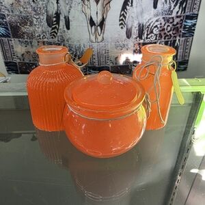 Flourescent Resin Jar Set